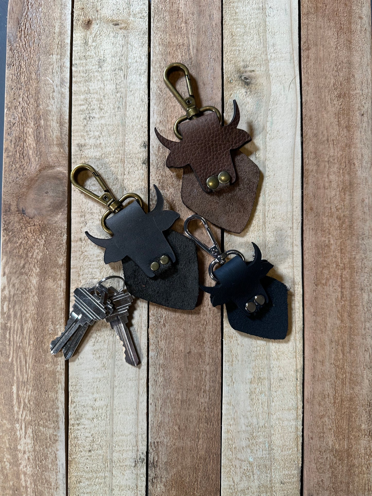 Cow Keychain