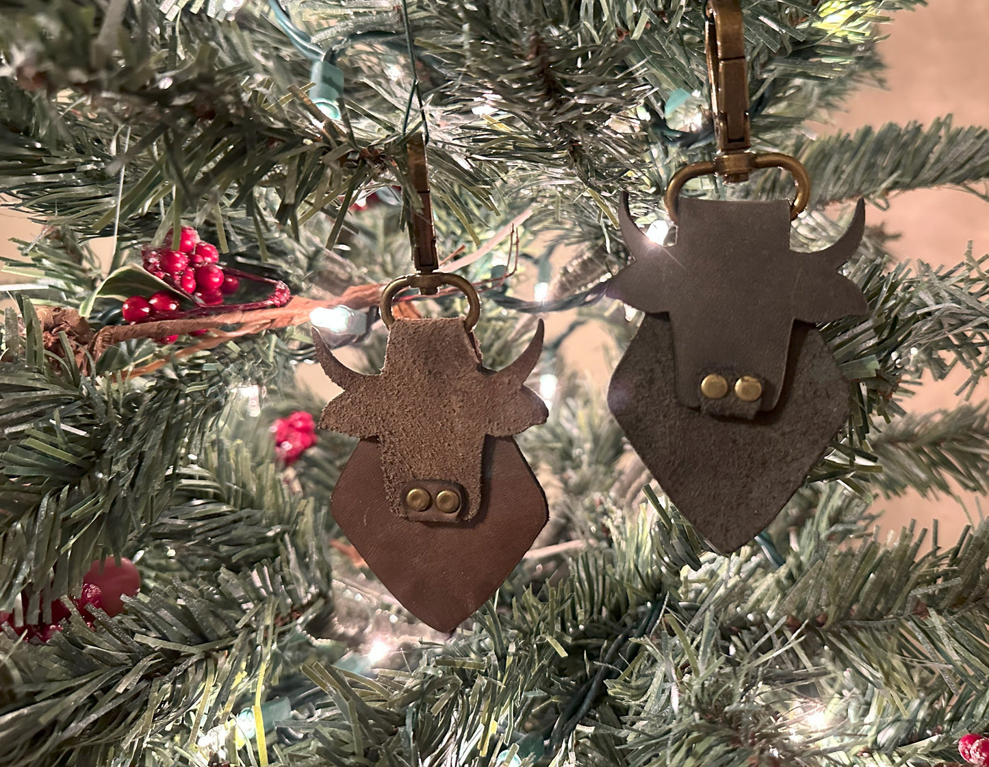 Cow Keychain