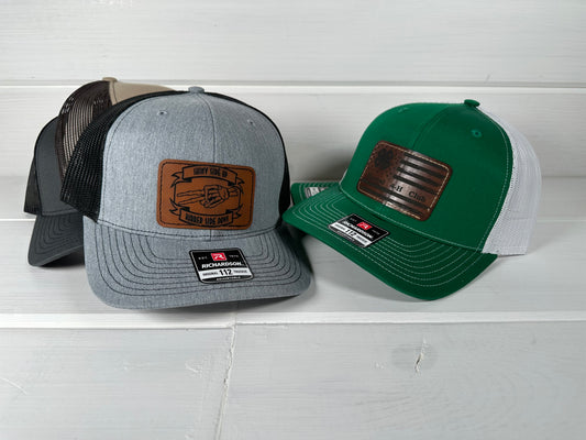 Leather Patch Hat