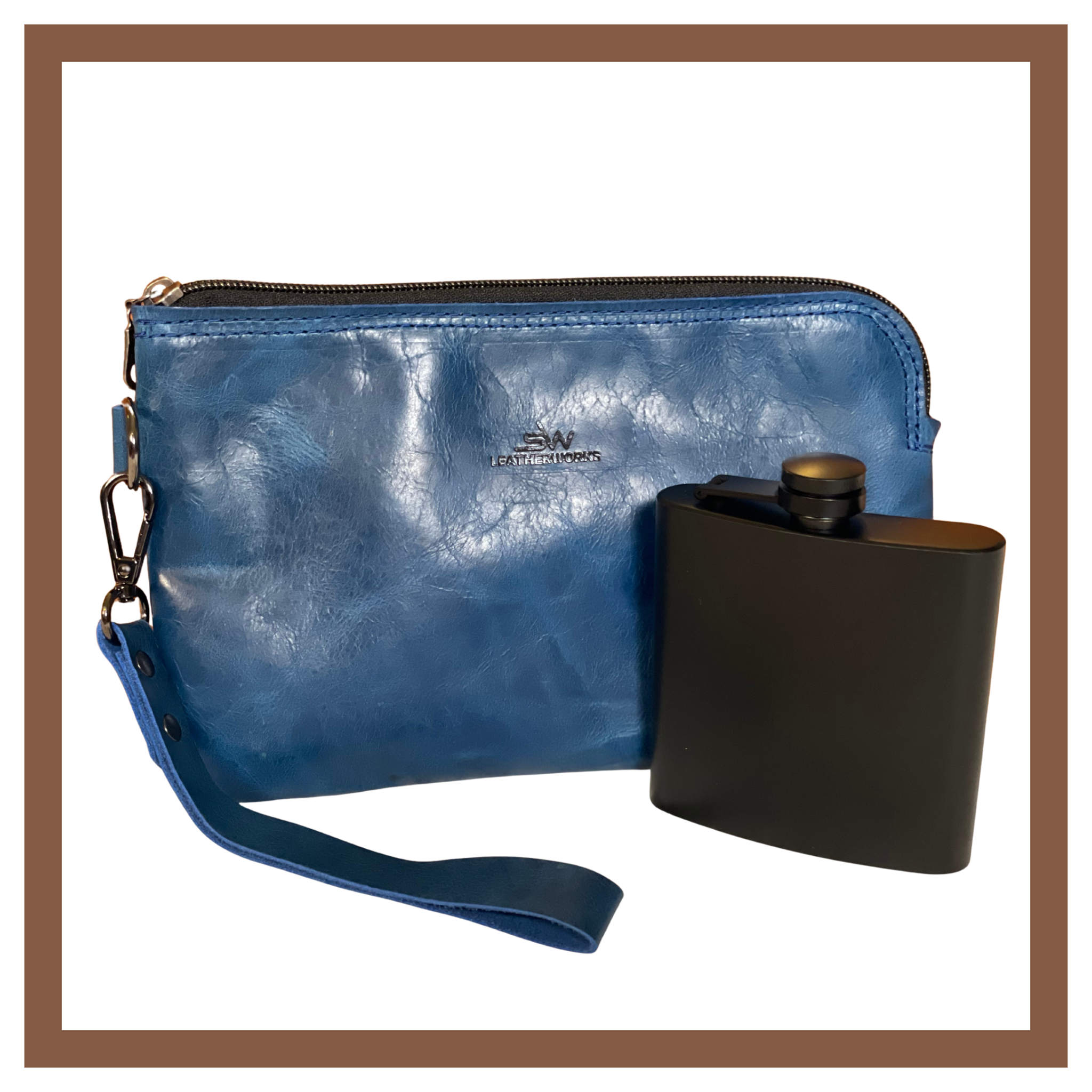 Bootlegger Flask the Bootlegger Clutch – SW Leatherworks